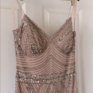 Sequin Blush Gown